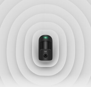 AJAX Security – MotionCam Jeweller – White Wireless Indoor Motion Detector with Photo Camera