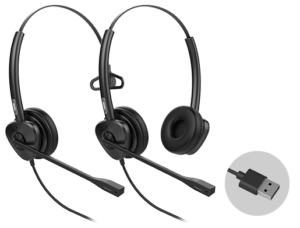 Fanvil Monaural RJ9 Headset with Microphone | HT301